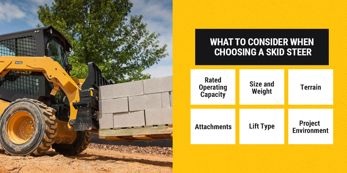 Considerations When Choosing a Skid Steer