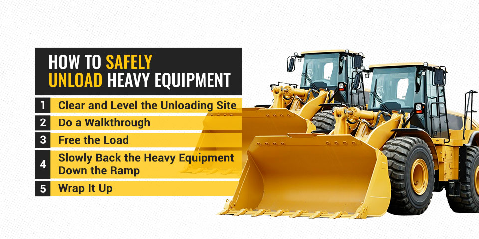 How to Safely Unload Heavy Equipment