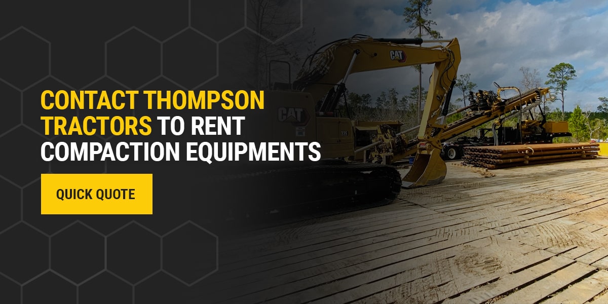 Contact Thompson Tractors to Rent Compaction Equipments