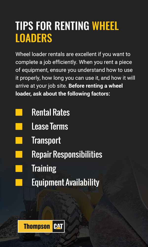 Tips for renting wheel loaders 