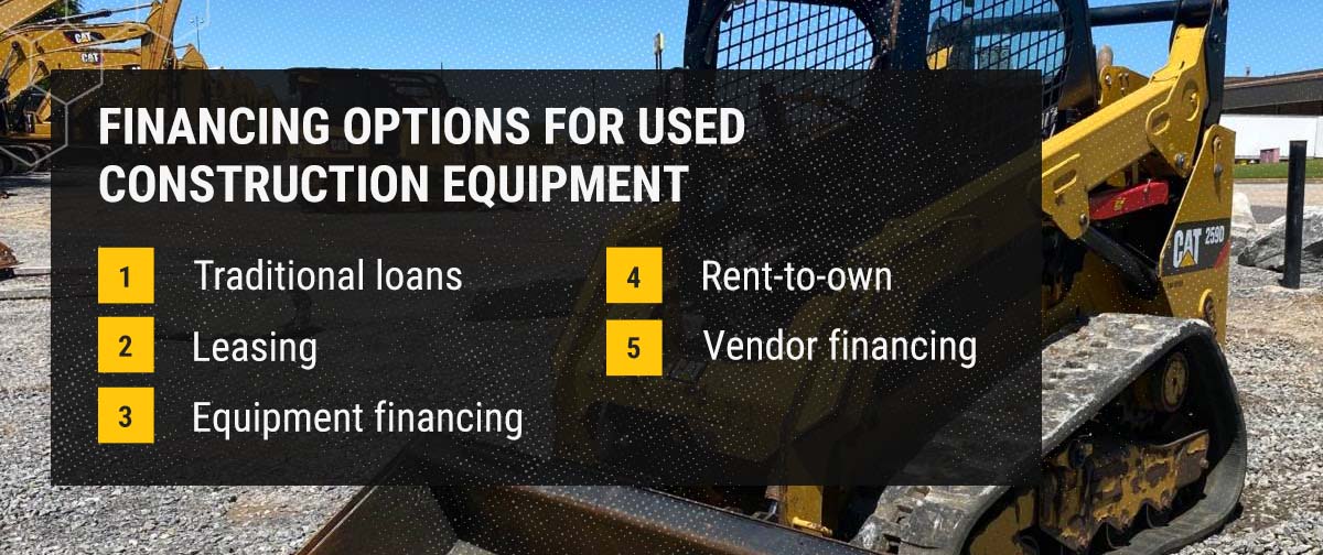 Financing used heavy equipment