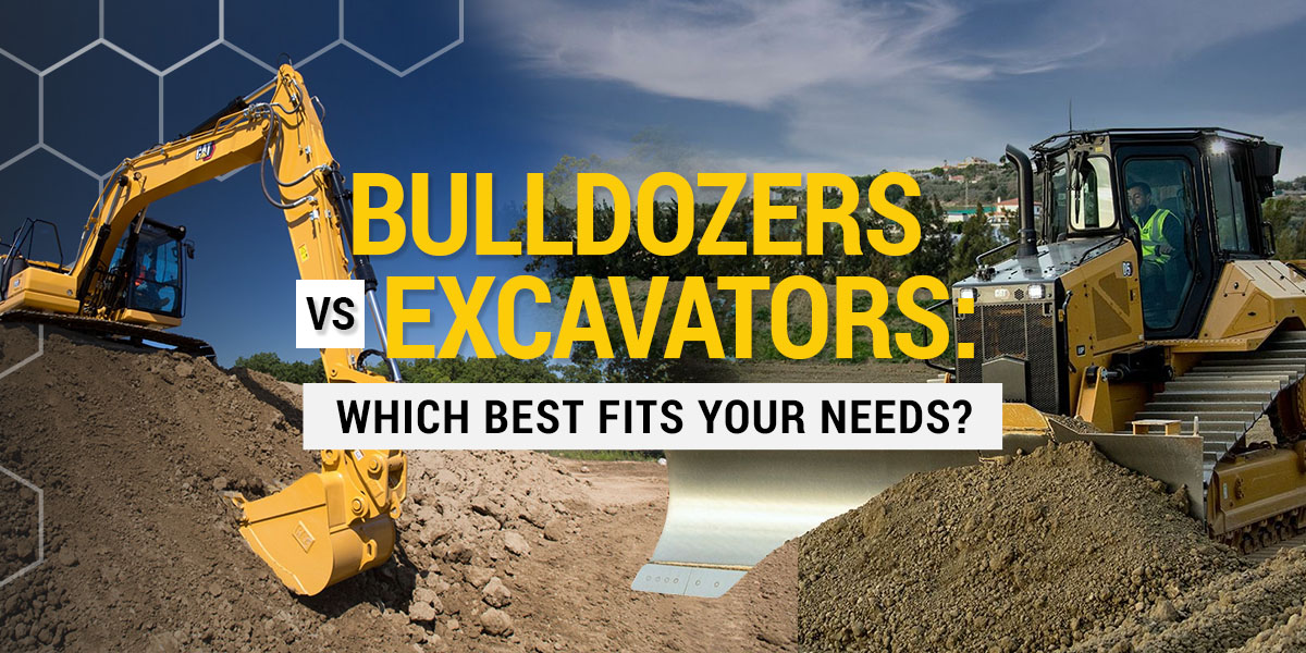 Bulldozers vs Excavators