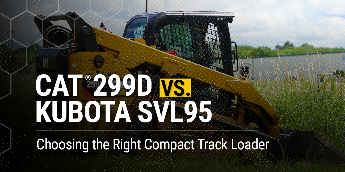 Cat® 255 vs. Kubota SVL95 — Choosing the Right Compact Track Loader